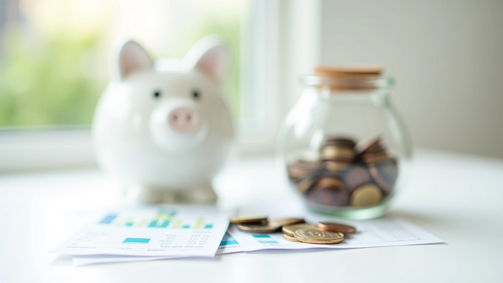 Emergency fund savings jar with coins and banknotes, representing financial security
